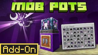 This Add-On Farms 175+ Items Automatically… No Mob Farm Needed! (Minecraft Mob Pots Addon)