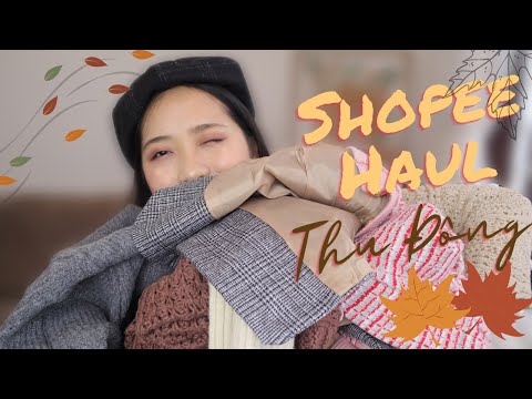 SHOPEE HAUL 💸| UNBOX ĐỒ THU ĐÔNG (blazer, cardigan,...)| Vì một mùa đông không lạnh 💝| BY BLING | đồ mùa đông đẹp