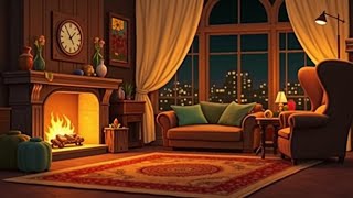 Soft Rainfall Against the Window with Vintage Oldies Echoing from Afar screenshot 4