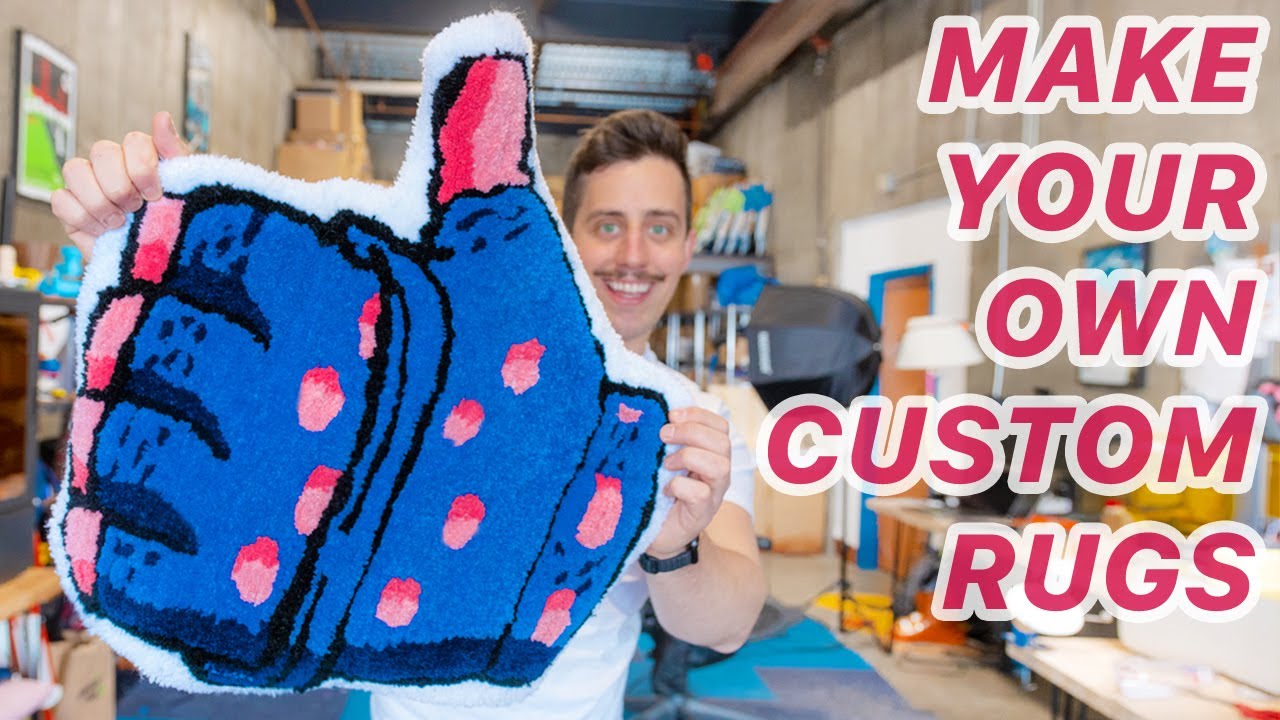 How to create your own custom rugs! (Tufting Gun Tutorial)