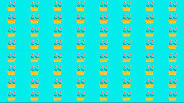 Pot two flowers icon animation over so many times #millionviews #animation #motiongraphics