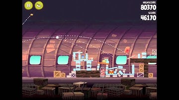 Angry Birds Rio Level 22 (12-7) Smugglers Plane Walkthrough 3 Star Alt