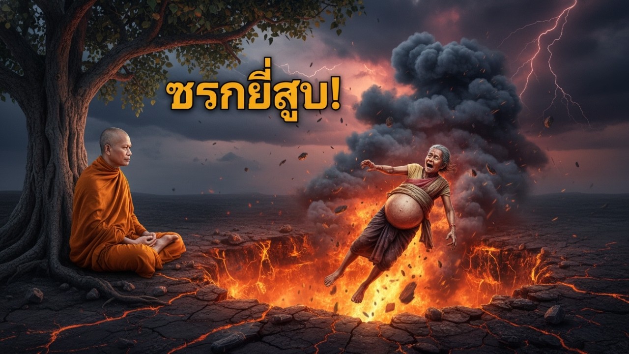 5 คนถูกธรณีสูบลงนรก! กฎแห่งกรรมและนางจิญจมาณวิกา