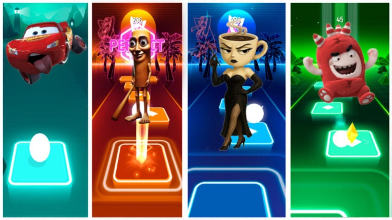 Lighting McQueen 🆚 Tung Tung Tung Sahur 🆚 Ballerina Capuchina 🆚 ODDBODS Fuse / Who is Best?