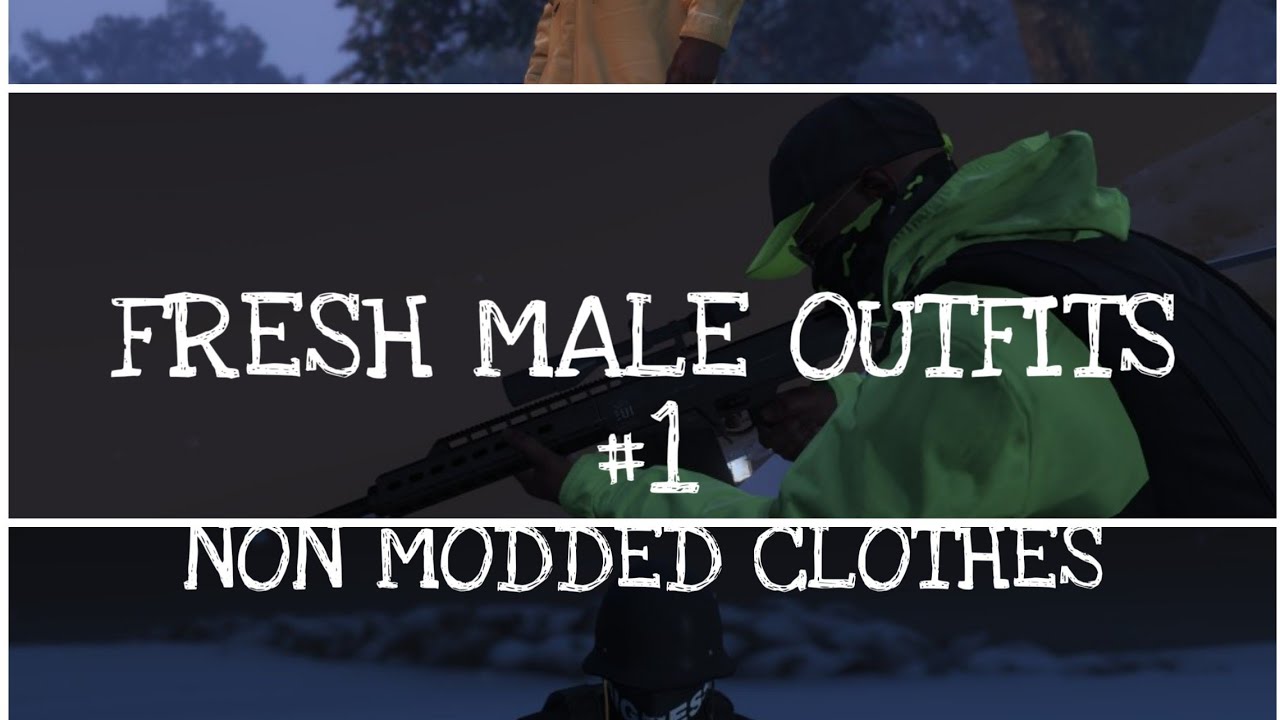 FRESH MALE OUTFITS#1 (GTA 5 ONLINE) - YouTube