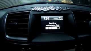 toyota highlander reset maintenance yellow triangle required exclamation point