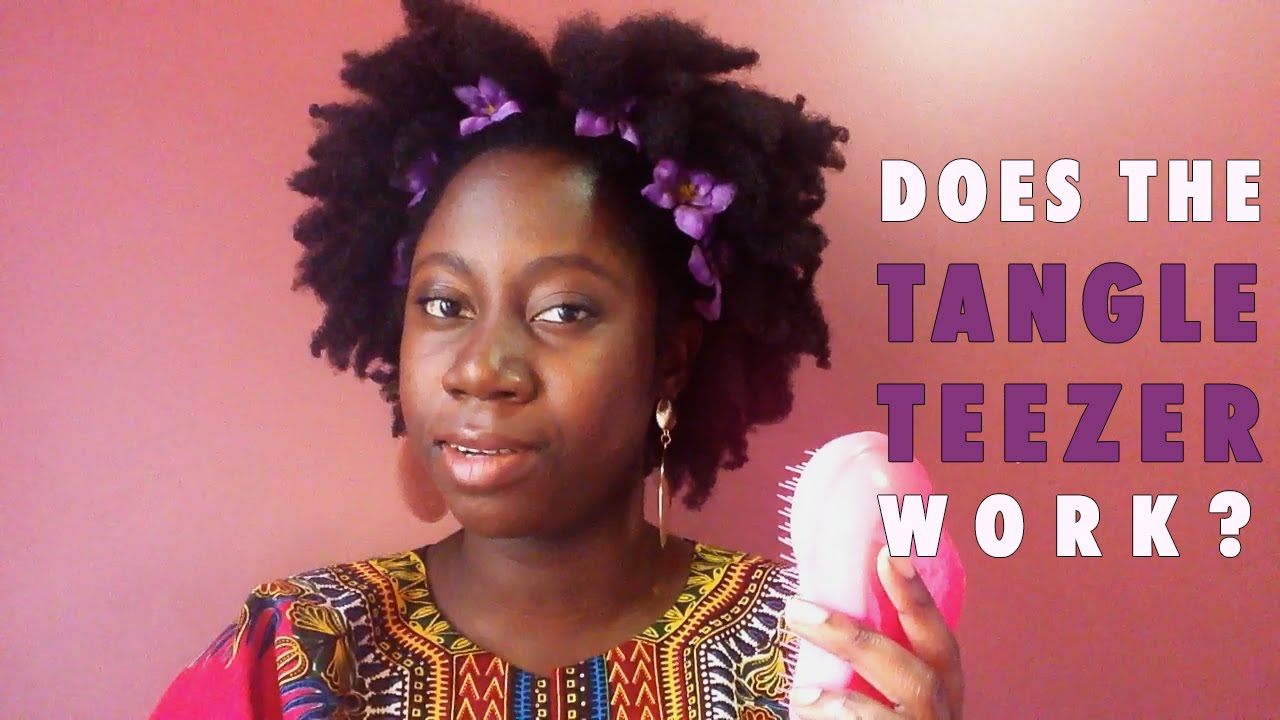 Does The Tangle Teezer Work On 4c Natural Hair Youtube
