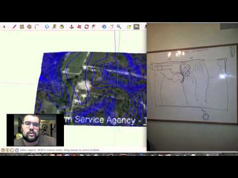 How to use SketchUp contour lines for permaculture design swales : sustainablesurvival