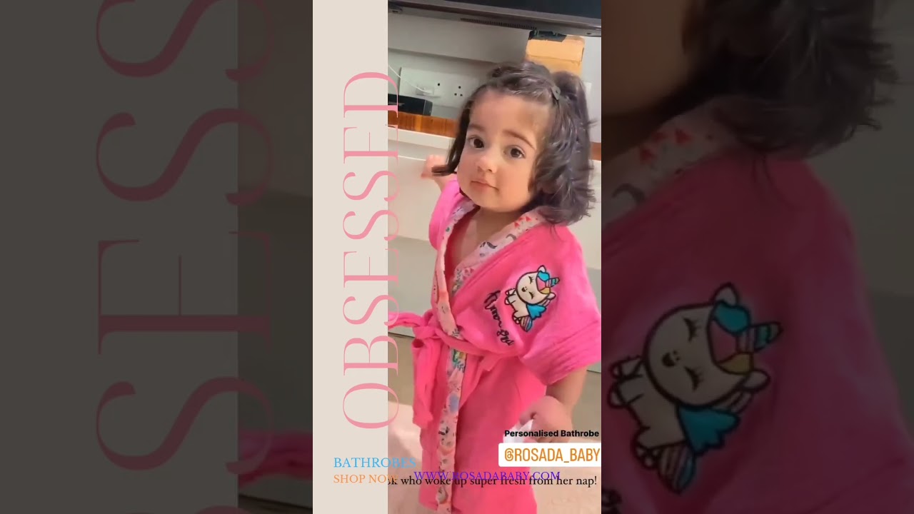 🛁 Cute Personalized Bathrobes for Your Cuties by Rosada - Snuggle Up in Style! 🌟👶