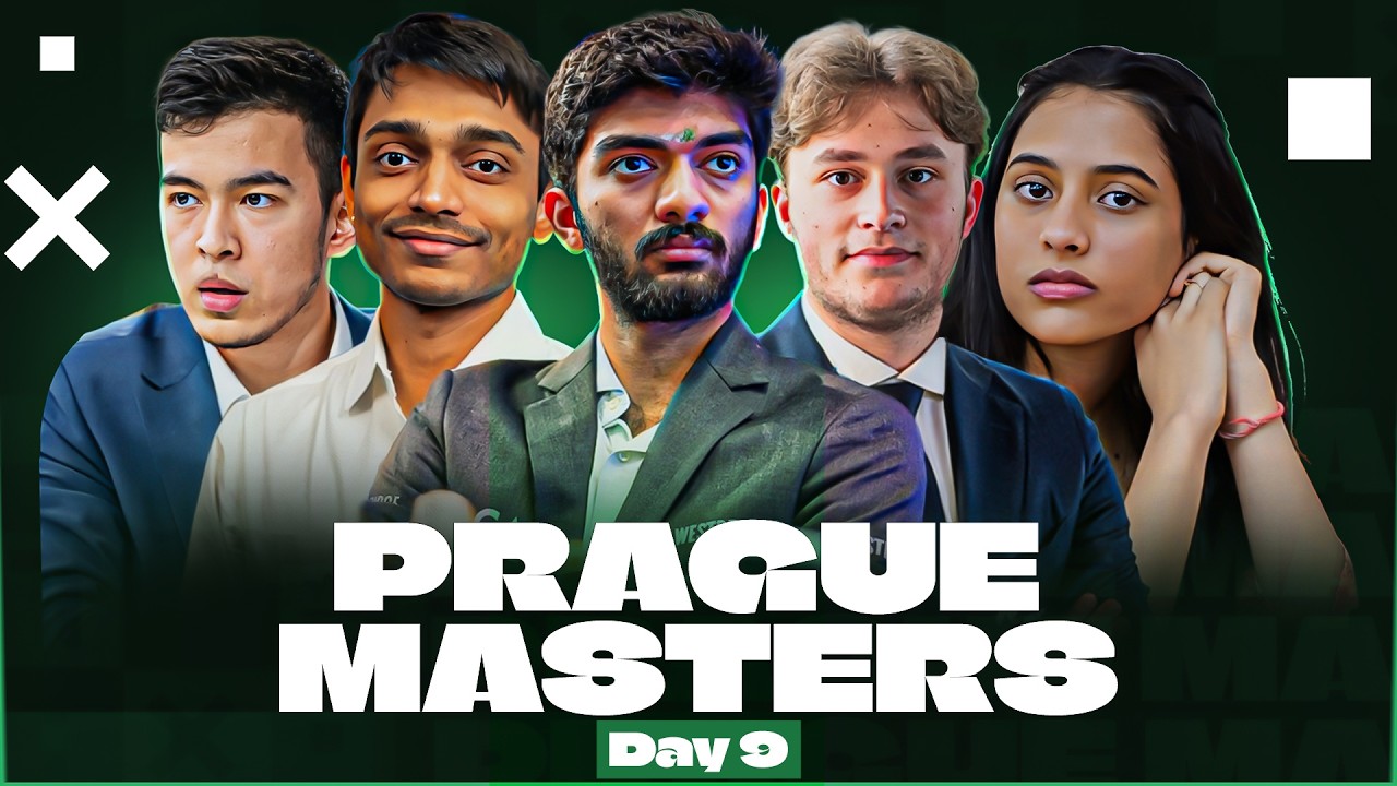 Prague Chess 2026 | Round 9 | Gukesh vs David , Abdusattorov vs Hans, Aravindh vs David