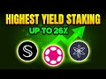 The best crypto coins to stake  highest yield staking