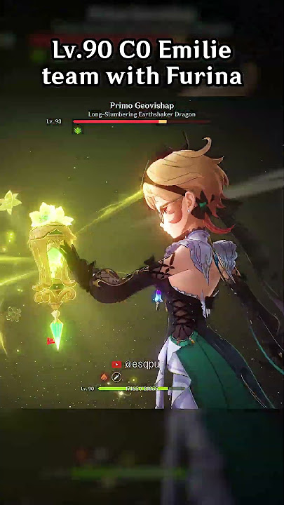 LV.90 C0 EMILIE TEAM WITH FURINA