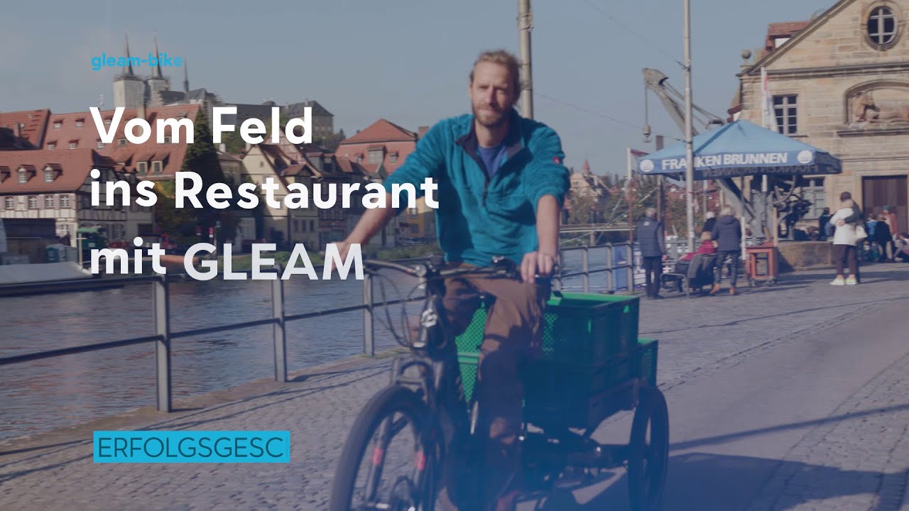 Vom Feld ins Restaurant mit dem GLEAM Bike