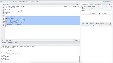 Standard deviation versus standard error - Statistics by Simulation in R
