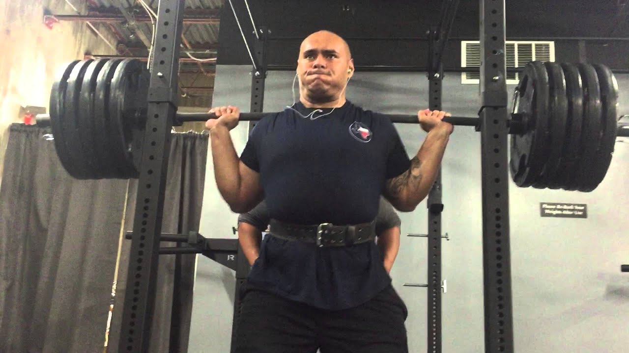 Siaosa Paongo PB 515lbs. Squat | BodyShop Training Center