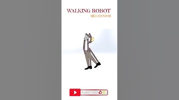 Walking Robot Mechanism#automobile #mechanicalmechanism #engineering #mechanism #machine #mechanical