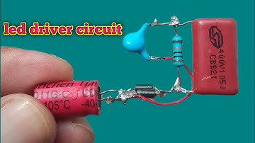 Smple Powerful LED Bulb Driver Circuit for Life Time || How to Make LED Bulb Driver At Home | LED RC