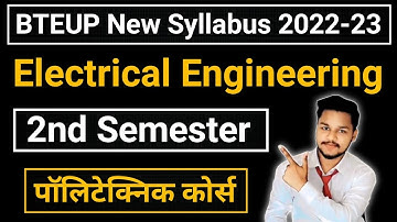 Electrical Engineering 2nd Semester BTEUP Syllabus 2022-23