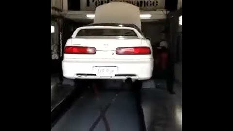 212whp b20vtec open header dyno