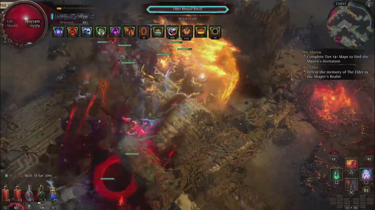 Poe Insane Flame golem 3.19 YouTube