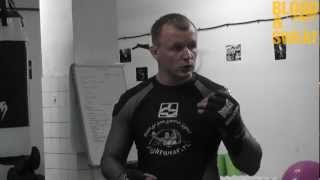 Александр Шлеменко. Удары коленом. Alexander Storm Shlemenko. Knee strikes.