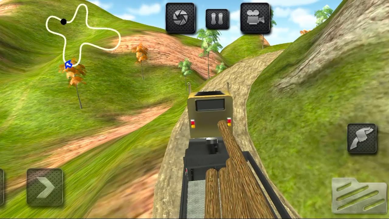 Log Transporter Truck Driving YouTube