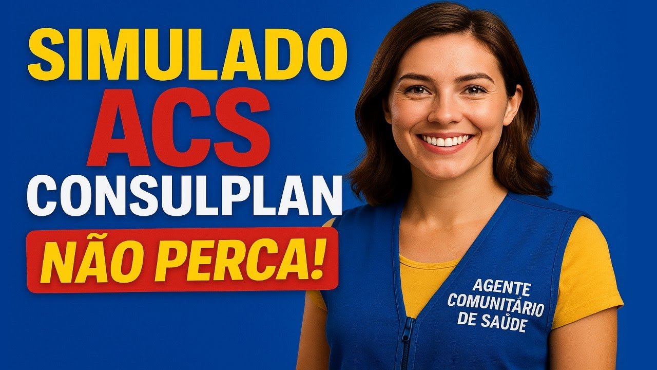 Simulado ACS Consulplan 💥 Questões Comentadas de Conteúdo Específico  Agente Comunitário de Saúde C