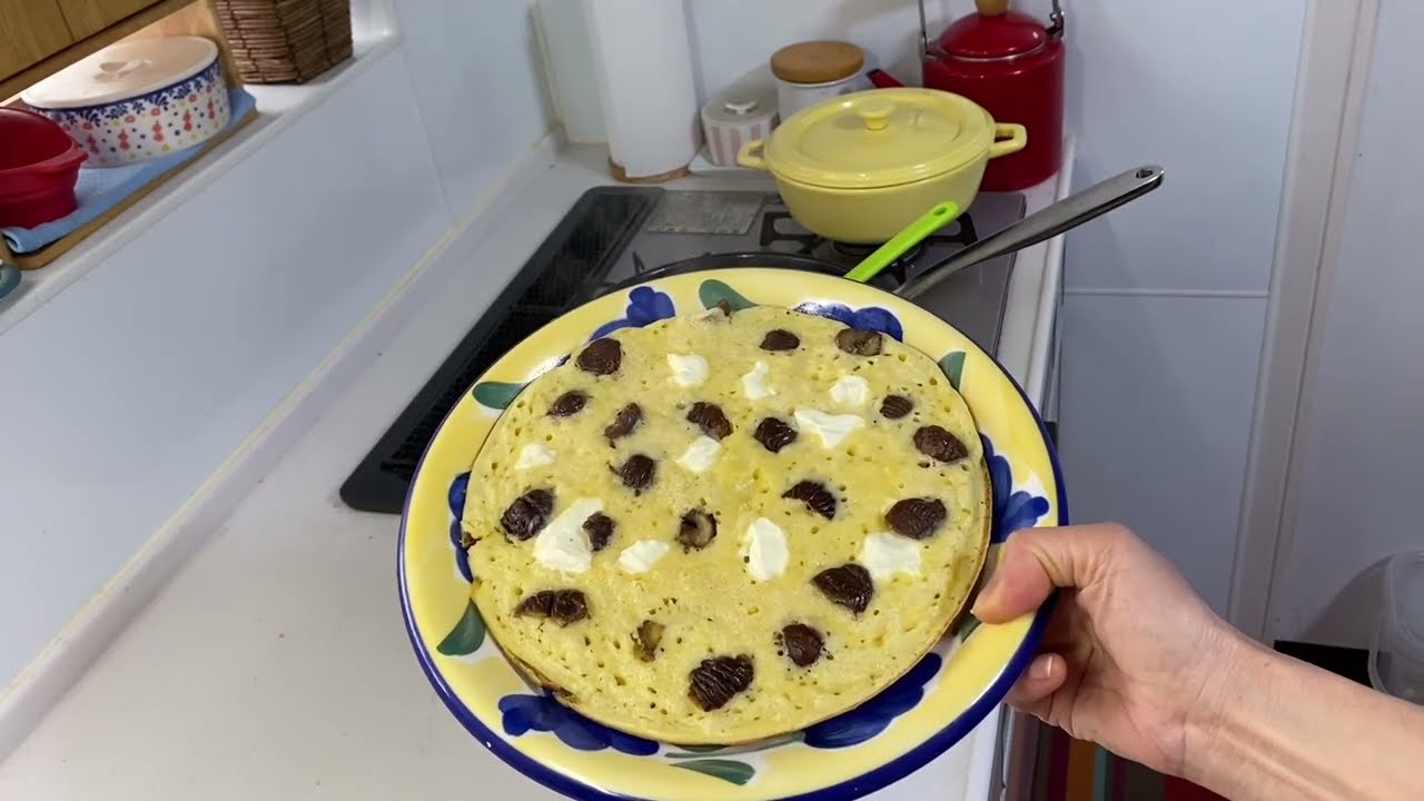 和風ホットケーキ作ってみた🌰🫘