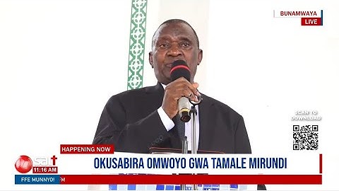 Mukulu wa Tamale Mirundi yeeyamye okutuukkirira buli muntu muganda we gweyanyiiza