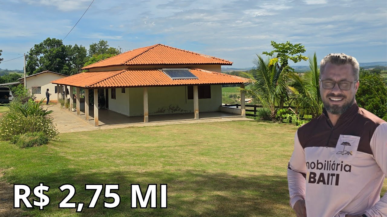 SÍTIO ESTRUTURADO PORTEIRA FECHADA 3 CASAS GALPÃO LAVOURA E ÁGUA BOA R$ 2,75 MI-Código:2511