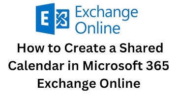 30. How to Create a Shared Calendar in Microsoft 365 | Exchange Online