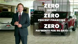 Zero Down. Zero Percent Financing. Zero Payments for 90 Days. 🚗