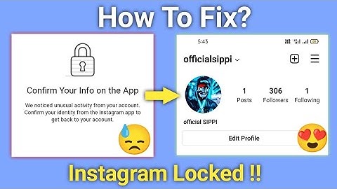 Confirm Your Info On the App Instagram Problem Fixed | Instagram Confirm Info Problem Solved 2021