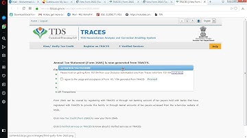 How to check tds deducted online on Traces