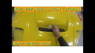 PPF Hood Wrap Tutorial  POV Step by Step bulk install on an NSX!!