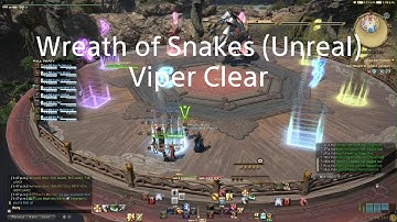 FFXIV Dawntrail 7.3 Wreath of Snakes (Unreal) Viper/VPR PoV First Clear