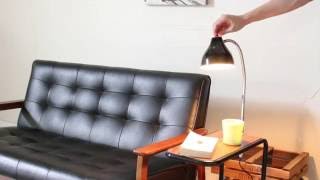 照明付きサイドテーブル