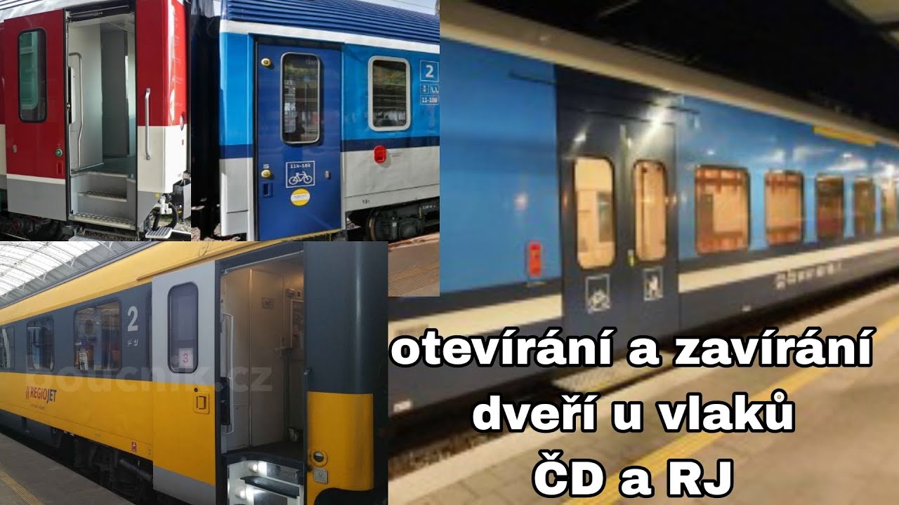 otevírání a zavírání dveří u vlaků ČD a RJ ve stanici Olomouc hl.n. (neobvyklé video😅)