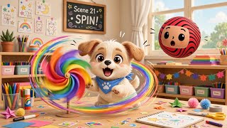 DIY Magic Rainbow Spinner 🌈🌀 | Fun Paper Craft for Kids | Putot & PewDiePie