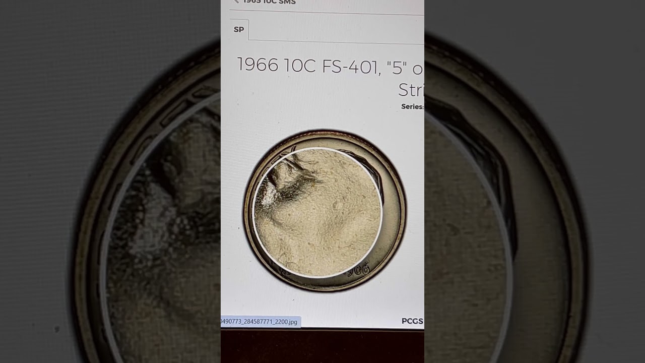 Catch a glimpse of this error on the 1966 dime! 