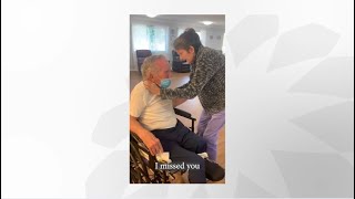 Sunshine Health reunites Long Term Care couple of 60+ years forced apart during COVID-19 crisis.