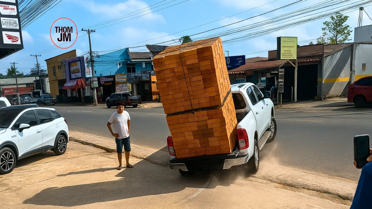 Шокирующая авиакатастрофа, авария суперкара, езда по встречной полосе, перегрузка пикапа, дорожна...