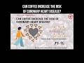 Can coffee increase the risk of coronary heart disease? #coronaryheartdisease #coffee #heart