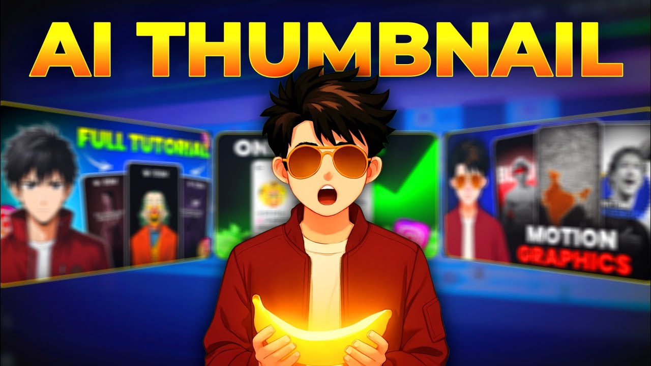 I Made Thumbnails Like Top YouTubers... Using AI!