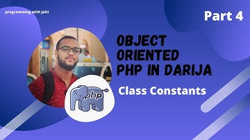 OOP PHP darija - Class Constants // 04
