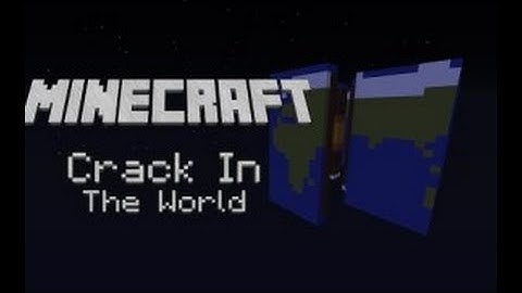 Minecraft: A Crack In The World - Adventure Map