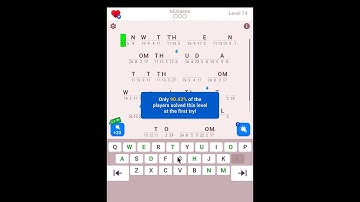 Cryptogram: The Solution For Level 74! - Step by Step Word Brain Puzzle
