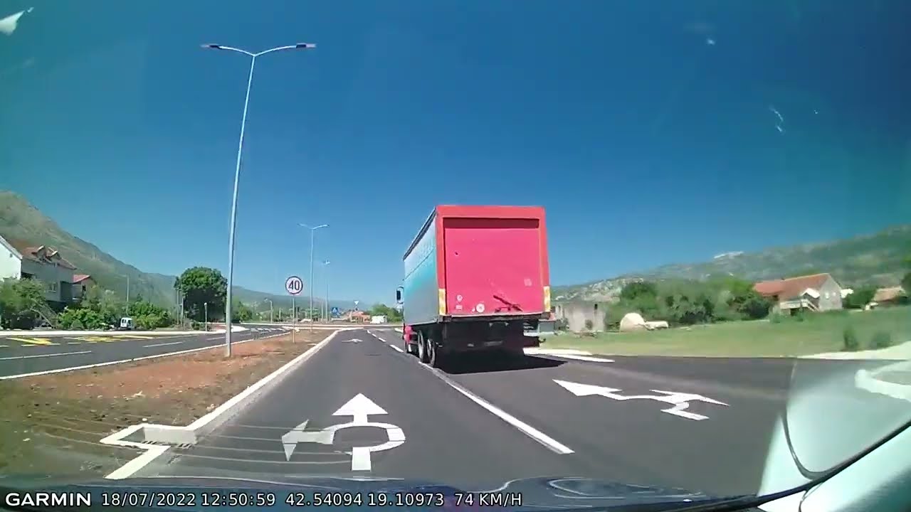 DRIVE #2041: Podgorica-Nikšić (Montenegro) (timelapse 4x) *Read Description*