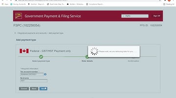 How to pay HST payments to CRA through online banking