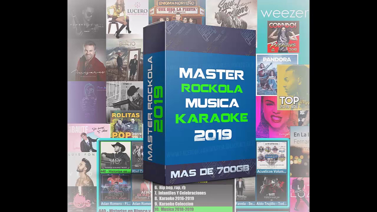 Master Completo Para Rockola Musica Y Karaoke Actualizado Al 2020 Youtube